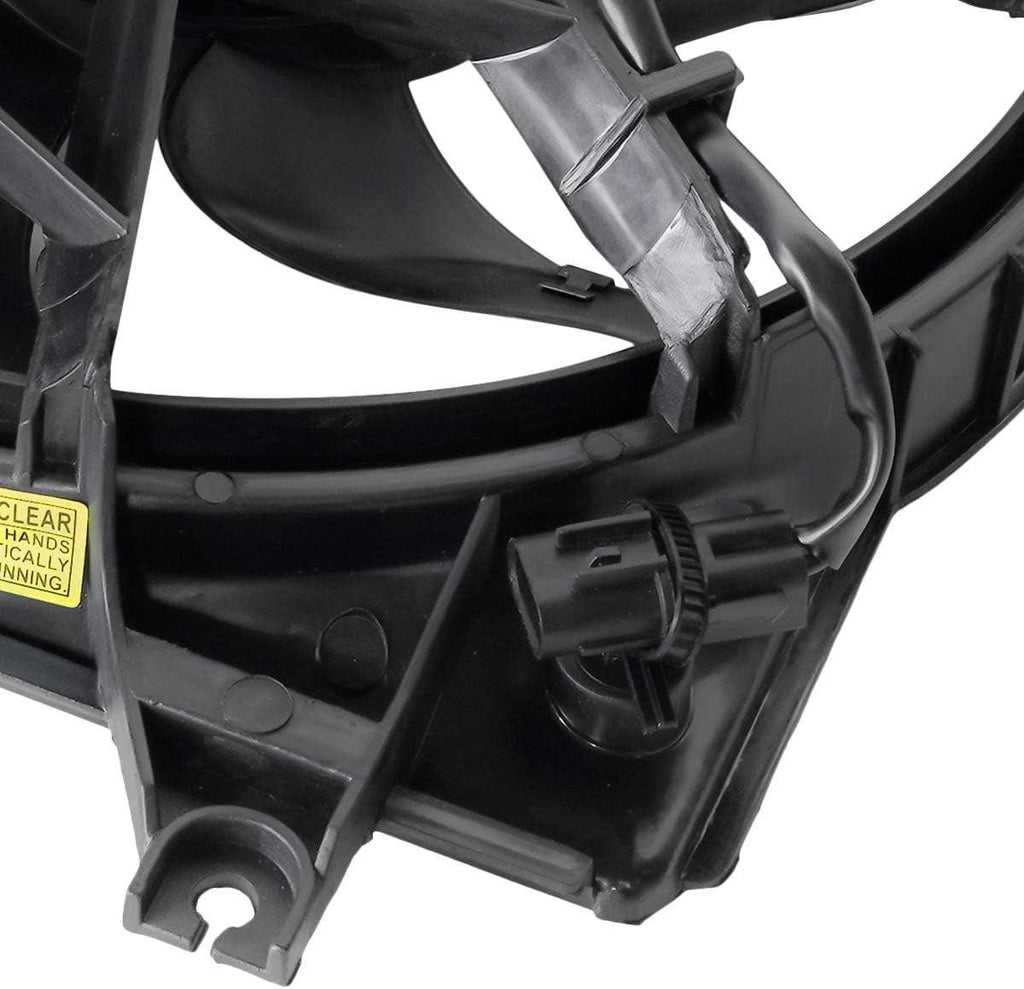 OEM-RF-0006 Factory Style Radiator Cooling Fan Assembly Cooling Efficiency Improved Direct Replacement [Compatible with 95-99 Accent]