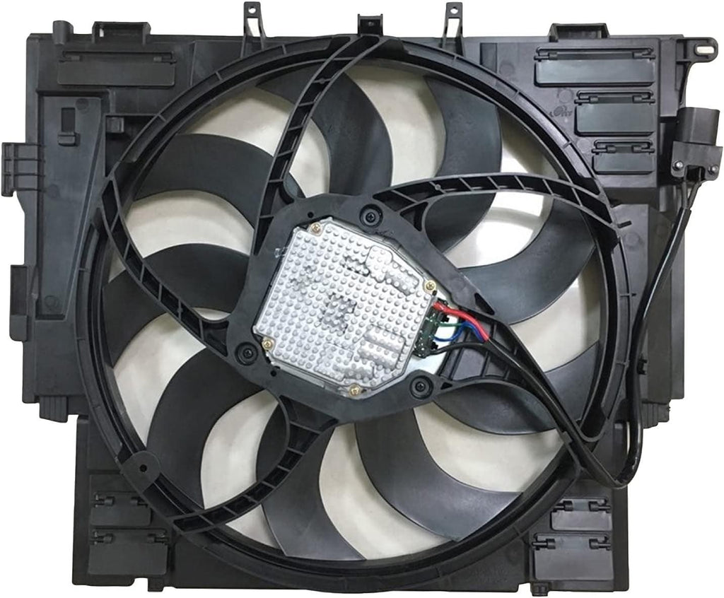 624460 Cooling Fan Assembly Compatible with 2012-2016 BMW 5 Series