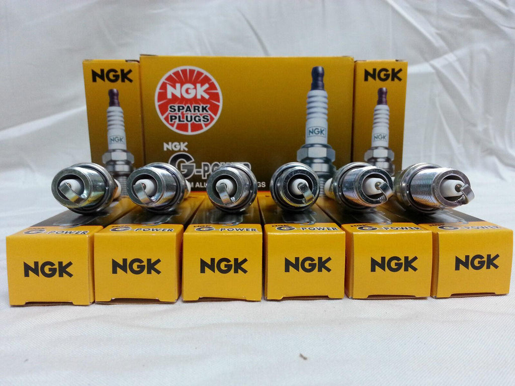 NGK MADE in JAPAN TR55GP SPARK PLUG PLATINUM POWER 6-PEICES (3403)