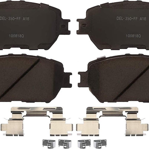 Gold 17D908CHF1 Ceramic Front Disc Brake Pad Set