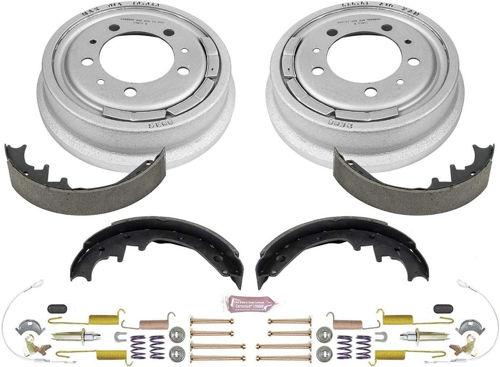 KOE15277DK Autospecialty Rear Replacement Brake Kit-Oe Brake Drums & Ceramic Brake Pads
