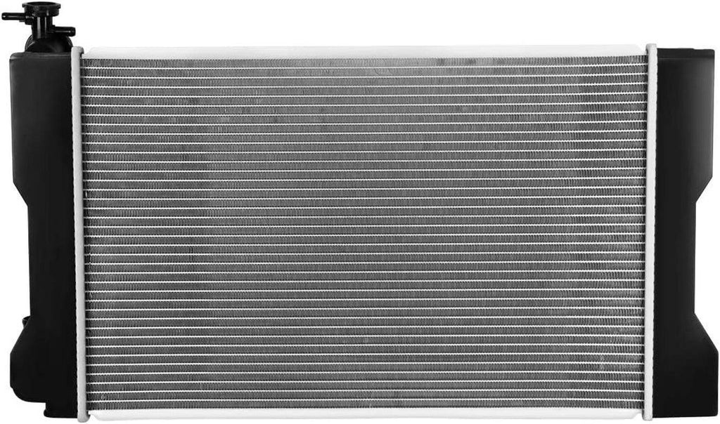 OEM-RA-13106 OE Style Aluminum Cooling Radiator Replacement Compatible with 09-10 Vibe / 09-17 Corolla / 09-14 Matrix AT, 23-5/8" W X 14-9/16" H X 5/8" D, 1-3/8" Inlet, 1-3/8" Outlet