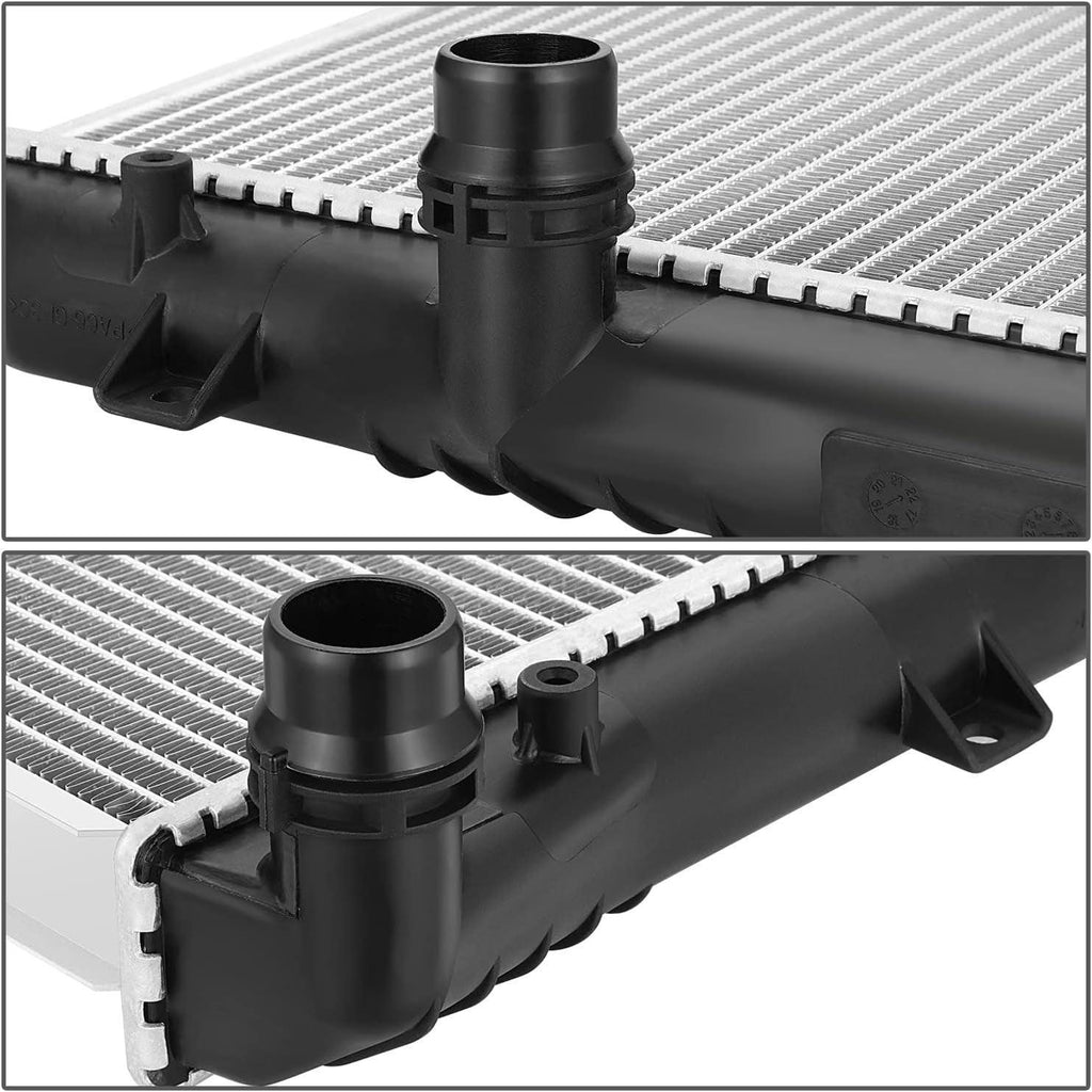 OEM-RA-13466 OE Style 1-Row Aluminum Cooling Radiator Compatible with 12-14 VW Passat 2.0L TDI AT/MT