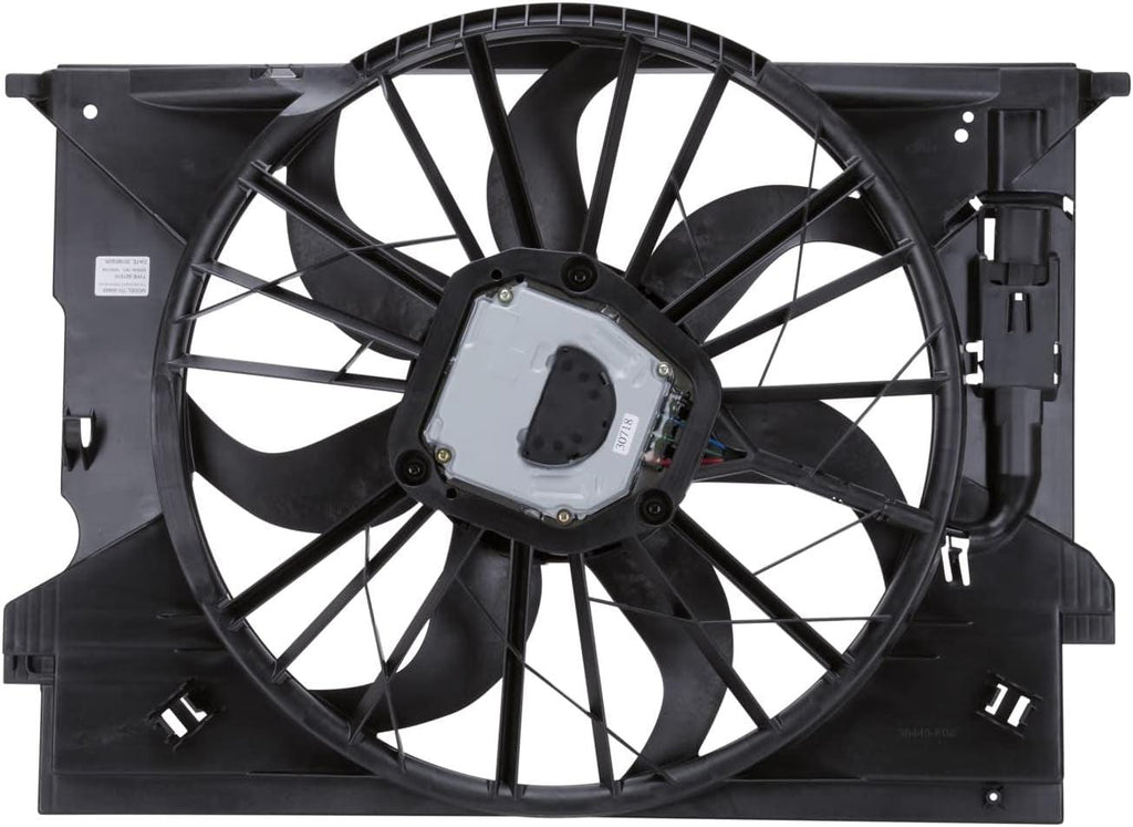 621510 Compatible with Mercedes-Benz Replacement Cooling Fan Assembly , Black