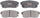 PGD1008C Professional Grade Ceramic Disc Brake Pad Set