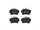 Brembo Front Disc Brake Pad Set for Boxster, Cayman (P65007)
