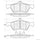 Centric Front Disc Brake Pad for Escape, Mariner, Tribute (106.10470)