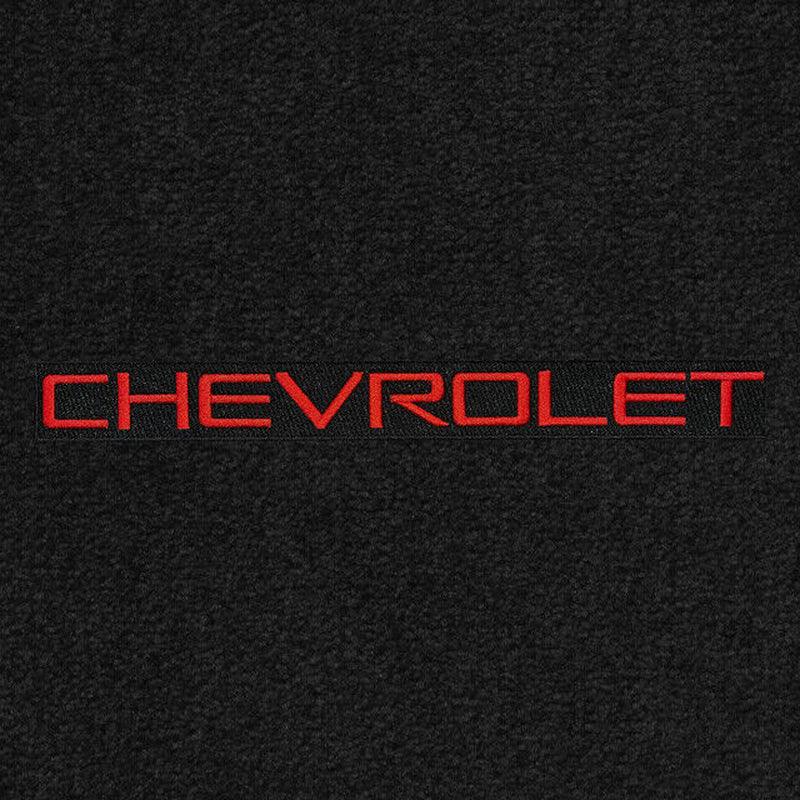 Lloyd Loop Front & Rear Mats for '90-94 Lumina W/Chevy Red on Black