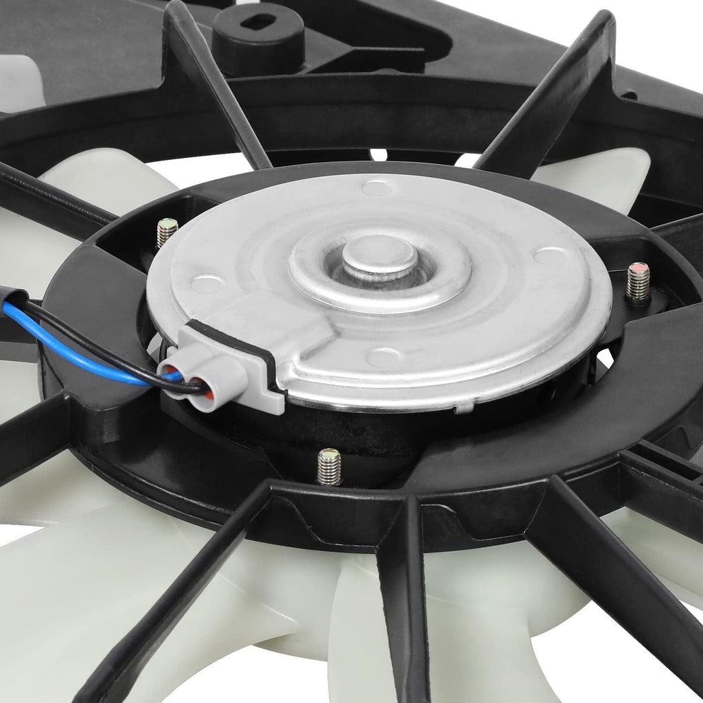 Factory Style Radiator Cooling Fan Assembly Compatible with 06-12 RAV4 3.5L W/O Tow & Controller,Oem-Rf-1024