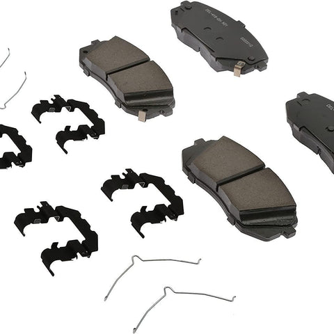 Gold 17D1826CHF1 Ceramic Front Disc Brake Pad Kit