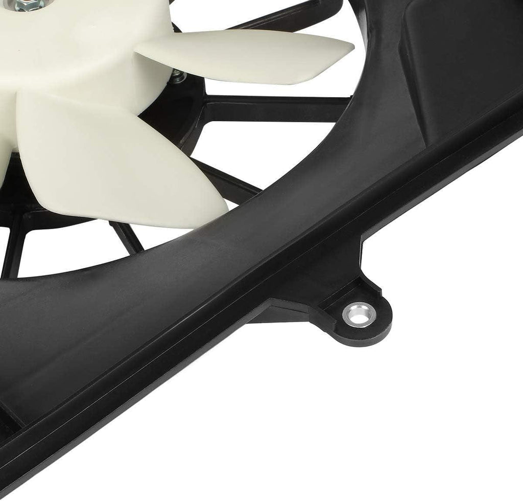 OEM-RF-0209 Factory Style Radiator Cooling Fan Assembly Cooling Efficiency Improved Direct Replacement [Compatible with 2001-2003 Rodeo / 2001-2003 Rodeo Sport 2.2L]