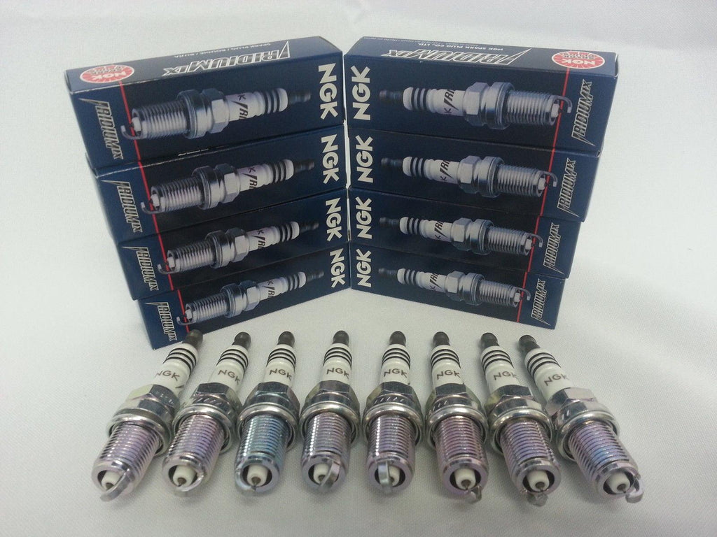 NGK LFR7AIX 2309 NGK Iridium IX Spark Plugs ( Set of 8 ) Upgrade Colder Plugs