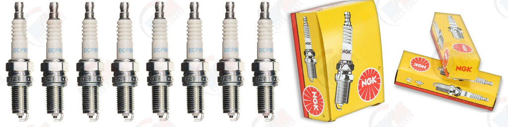 NGK DCPR7E "NICKEL" Spark Plugs 3932 (Set of 8)