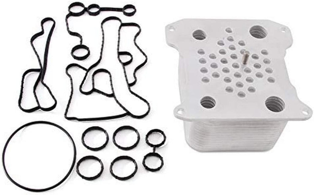 MMOC-F2D-08 Replacement Oil Cooler Compatible with Ford 6.4L Powerstroke 2008-2010
