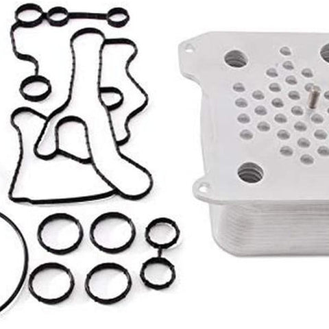 MMOC-F2D-08 Replacement Oil Cooler Compatible with Ford 6.4L Powerstroke 2008-2010