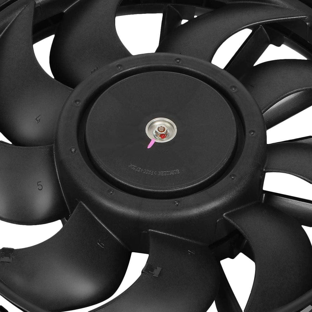 OEM-RF-0141 Factory Style Radiator Cooling Fan Assembly Cooling Efficiency Improved Direct Replacement [Compatible with 2013-2015 Malibu / 2016 Malibu Limited]