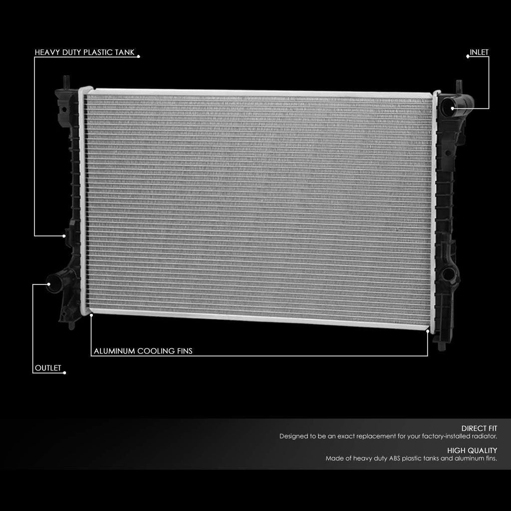 OEM-RA-2937 Factory Style Direct Fit Aluminum Cooling Radiator Compatible with 09-16 Lincoln MKS / 10-12 MKT, 28-3/4" W X 17-1/2" H X 1" D, 1-1/2" Inlet / 1-1/2" Outlet