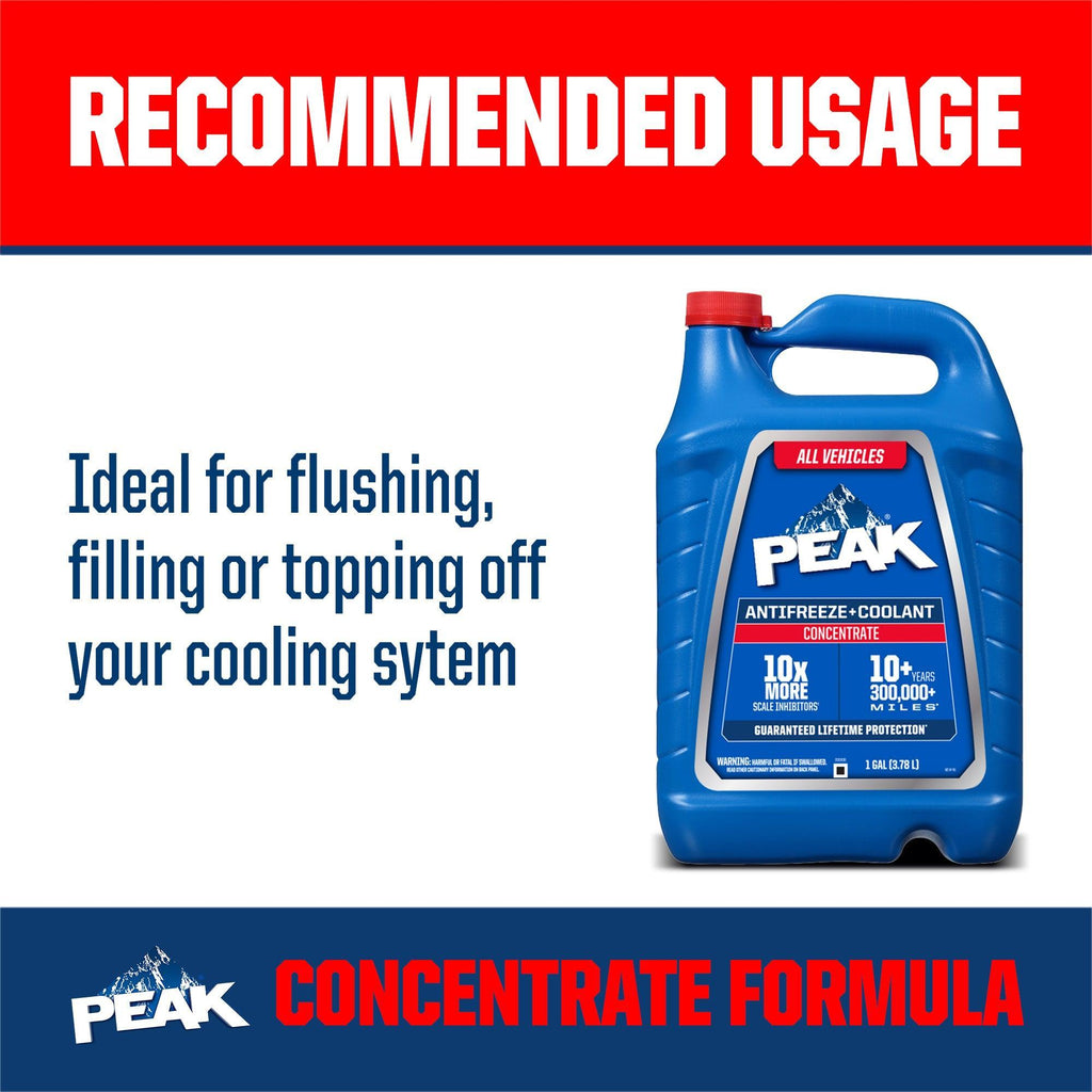 PEAK PKP0B3 Premium Concentrate Antifreeze + Coolant