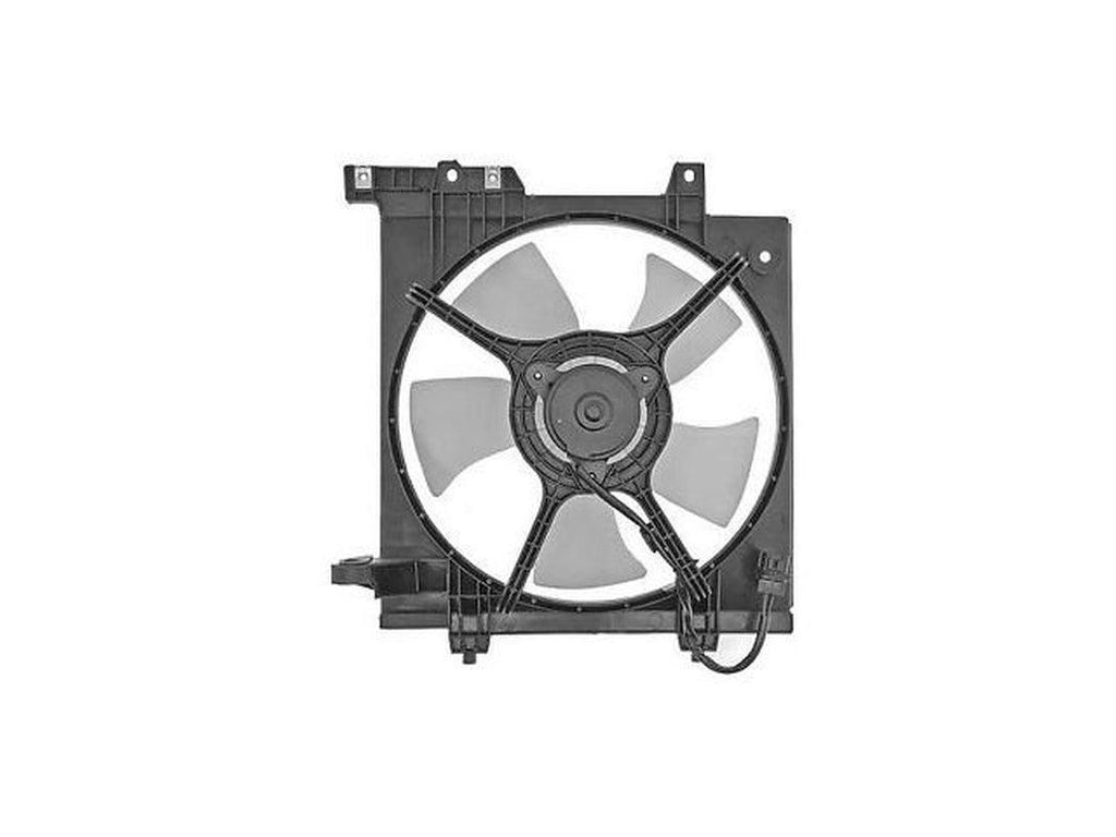 Left Auxiliary Fan Assembly - Compatible with 2000 - 2004 Subaru Outback 2.5L H4 2001 2002 2003