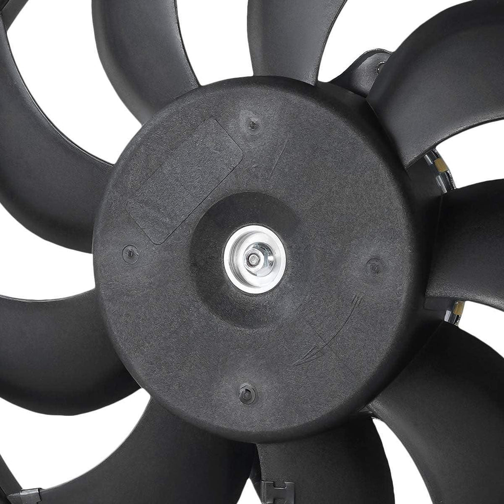 OEM-RF-0296 Factory Style Radiator Cooling Fan Assembly Cooling Efficiency Improved Direct Replacement [Compatible with 2002-2008 A4 Fits 1. 8T 2. 0T & Quattro Models]