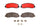 Brembo Front Disc Brake Pad Set for F-250 Super Duty, F-350 Super Duty (P24119N)