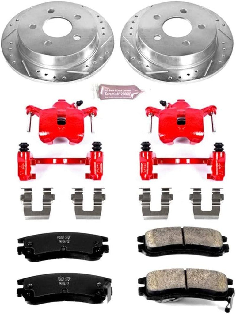 POWER STOP  KC1558 1-Click Performance Brake Kit with Calipers