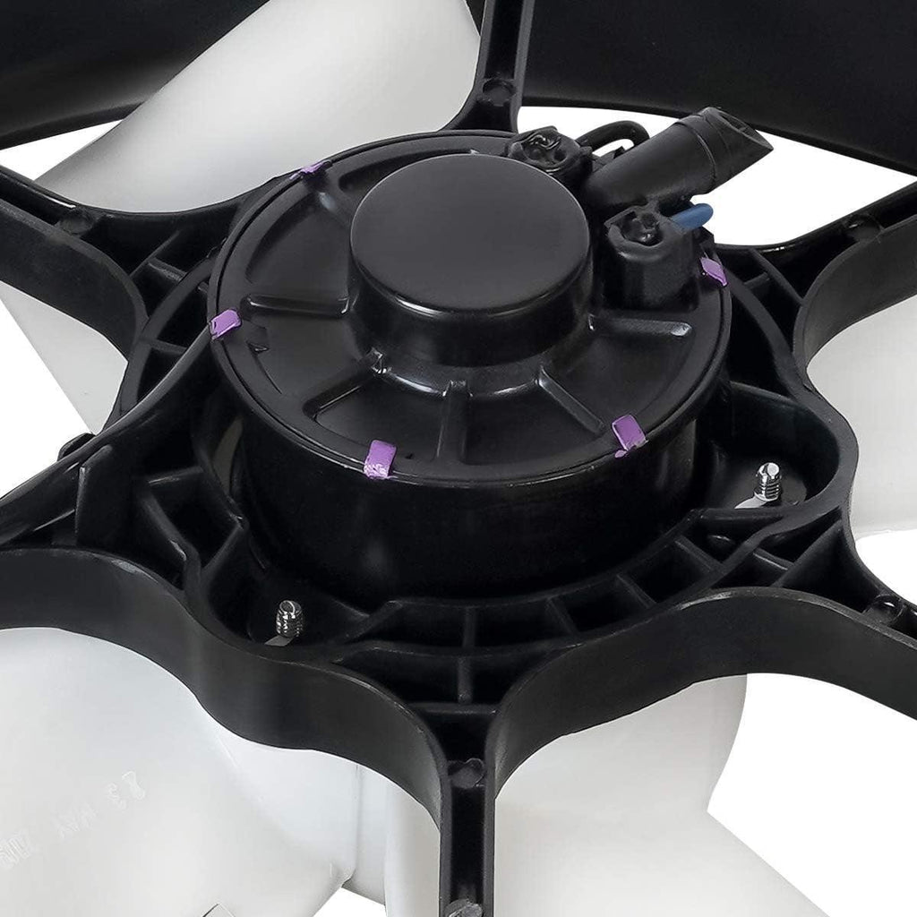 OEM-RF-0178 Factory Style Radiator Cooling Fan Assembly Cooling Efficiency Improved Direct Replacement [Compatible with 1992-1998 Civic],Black