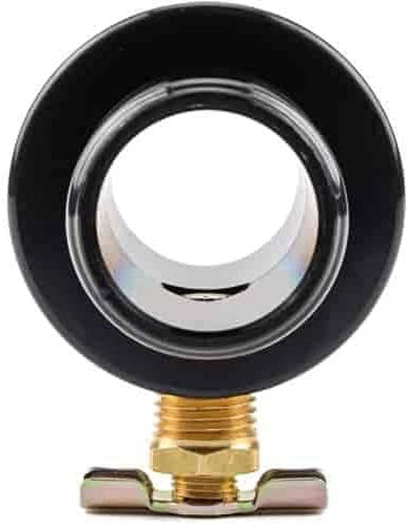 Inline Radiator Hose Drain | Made in USA | 1.25” outside Diameter | 1” inside Diameter | 3” Long | 1/4 “ NPT Drain Petcock | Billet Aluminum | Black Anodized | 1 per Package