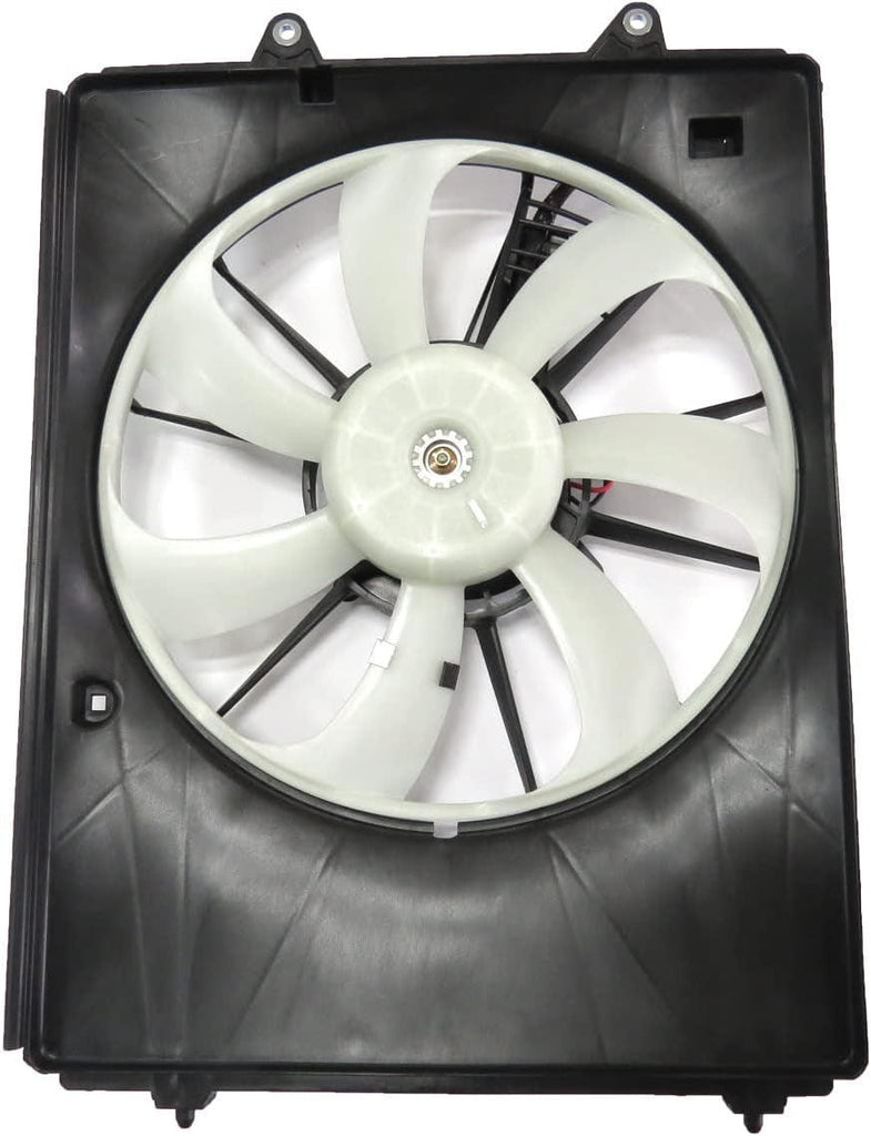 611490 Right Replacement Cooling Fan Assembly Compatible with Acura MDX, Black