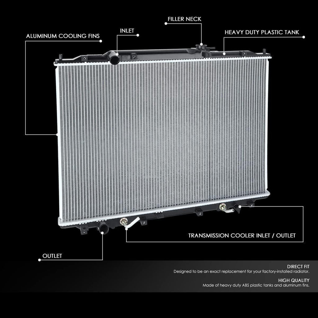 OEM-RA-2830 OE Style 1-Row Aluminum Cooling Radiator Compatible with 2006-2008 Ridgeline