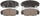 ADVICS AD0829 Disc Brake Pad Set