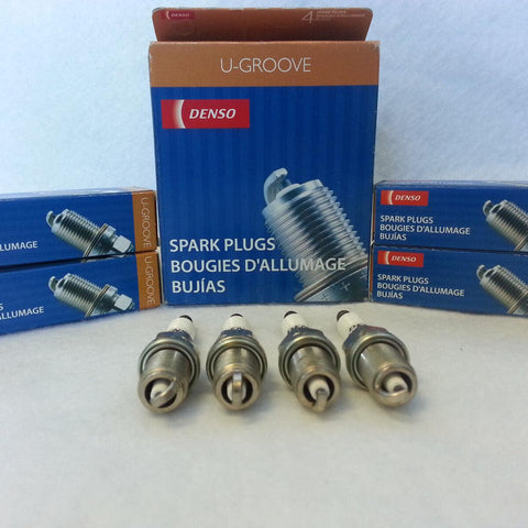 4X DENSO U-Groove Resistor Spark Plug K16R-U (3119)