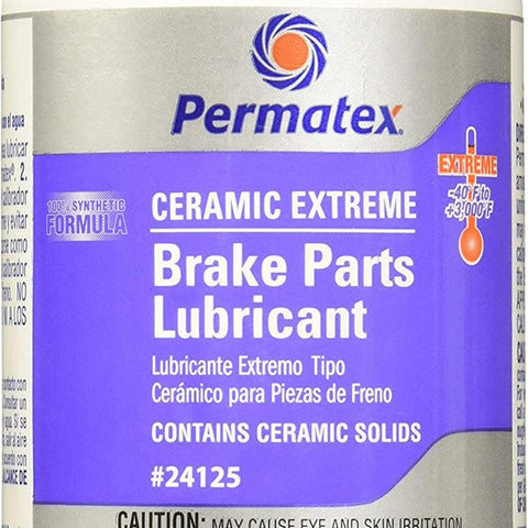 Permatex 24125 Ceramic Extreme Brake Parts Lubricant, 8 Oz., Pack of 1