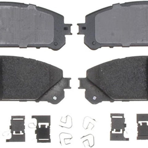 Gold 17D1324CH Ceramic Front Disc Brake Pad Set
