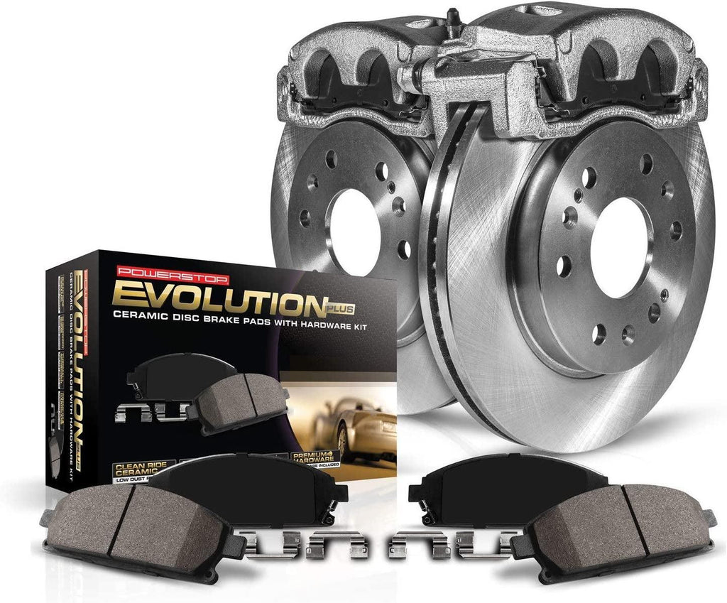 KCOE6360 Front Stock Replacement Brake Kit with OE Calipers