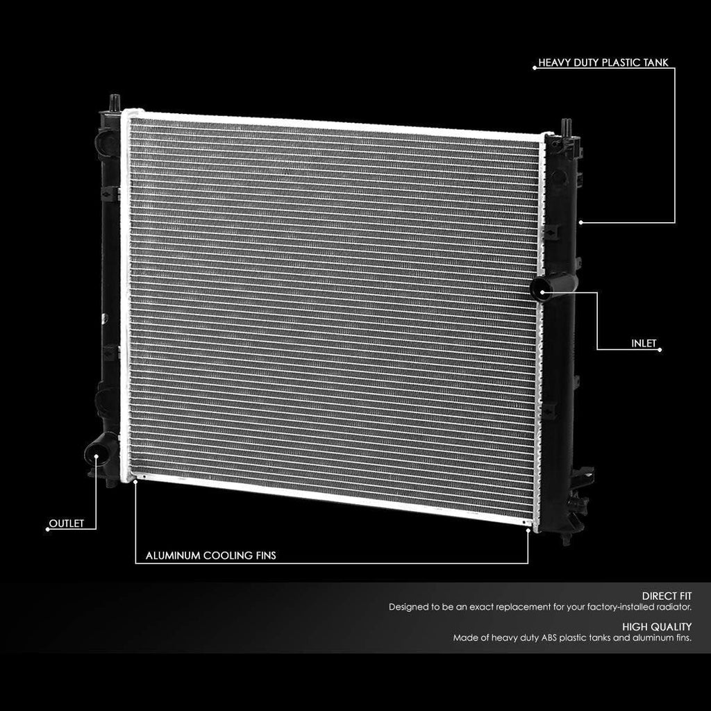 OEM-RA-2733 1-Row OE Style Aluminum Cooling Radiator Compatible with 05-09 Cadillac STS 3.6 4.4 4.6 AT, 23-5/8" W X 20-13/16" X 15/16" D, 1-5/16" Inlet / 1-5/16" Outlet