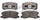 ADVICS AD0868 Disc Brake Pad Set