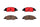 Brembo Front Disc Brake Pad Set for 08-11 Nissan Versa (P56088N)