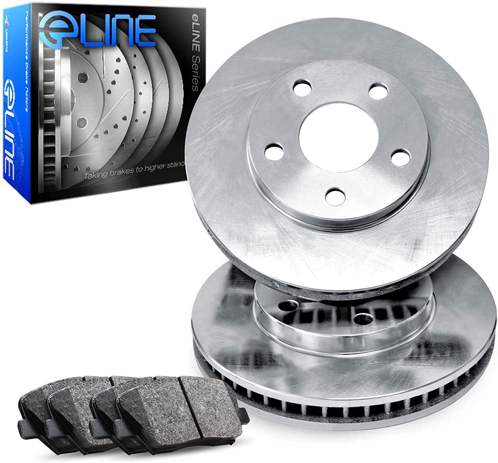 R1 Concepts Front Brakes and Rotors Kit |Front Brake Pads| Brake Rotors and Pads| Ceramic Brake Pads and Rotors |Fits 2008-2019 Pontiac Vibe, Scion Xd, Toyota Corolla, Matrix