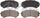 ADVICS AD0867 Disc Brake Pad Set