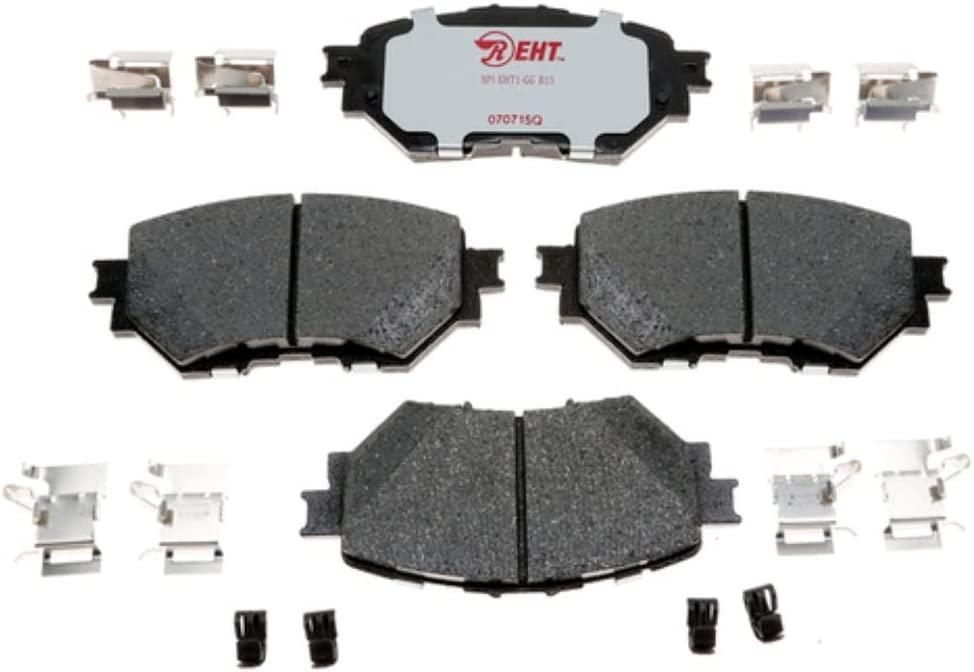 Premium Raybestos Element3 EHT™ Replacement Front Brake Pad Set for Select 1998-2002 Chevrolet Prizm and 1998-2002 Toyota Corolla Model Years (EHT741H)