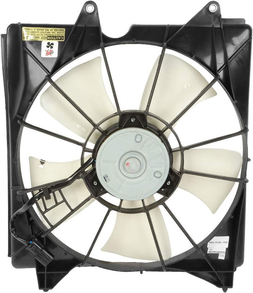 OEM-RF-0176 Factory Style Radiator Cooling Fan Assembly Cooling Efficiency Improved [Compatible with 2013-2015 DX / 2010-2014 TSX / 2008-2012 Accord / 2010-2011 Accord Crosstour ],Black