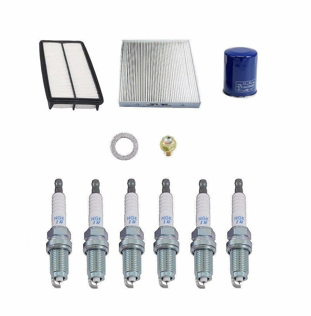 For Tune-Up Kit Air Cabin Oil NGK Iridium Spark Plugs Honda Odyssey 05-10