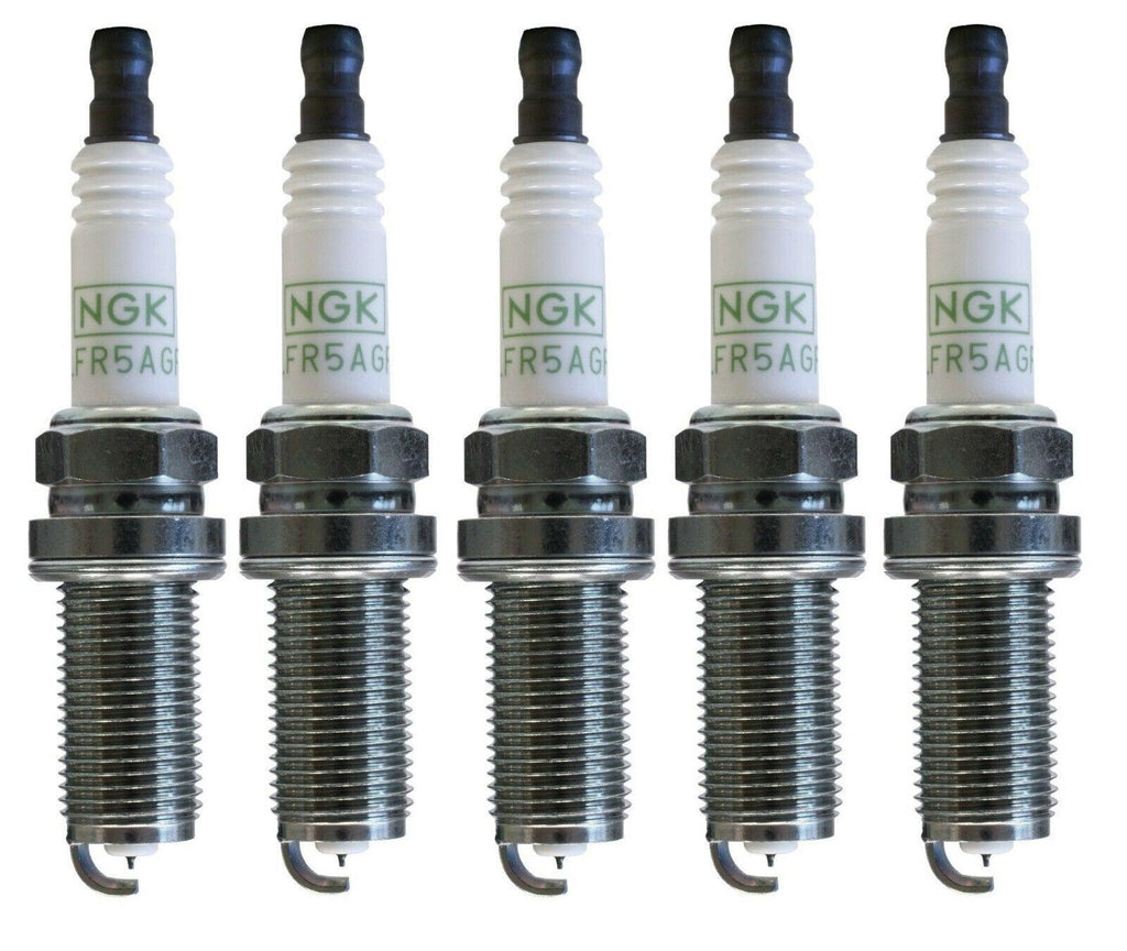 NGK PLATINUM Spark Plugs Set of 5 for Volvo S60 2.3L 2.4L 2.5L 2001-2009