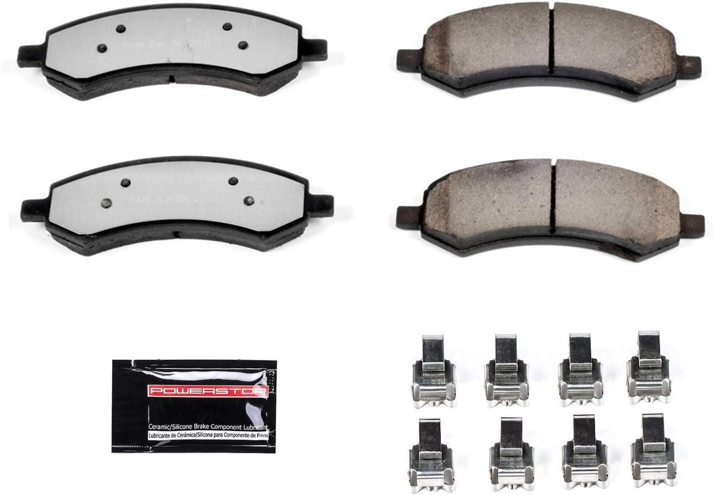 Front Z36-1084 Carbon-Fiber Ceramic Brake Pads Z36 Truck and Tow