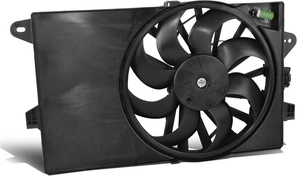 OEM-RF-0349 Factory Style Radiator Cooling Fan Assembly Compatible with 12-19 Fiat 500