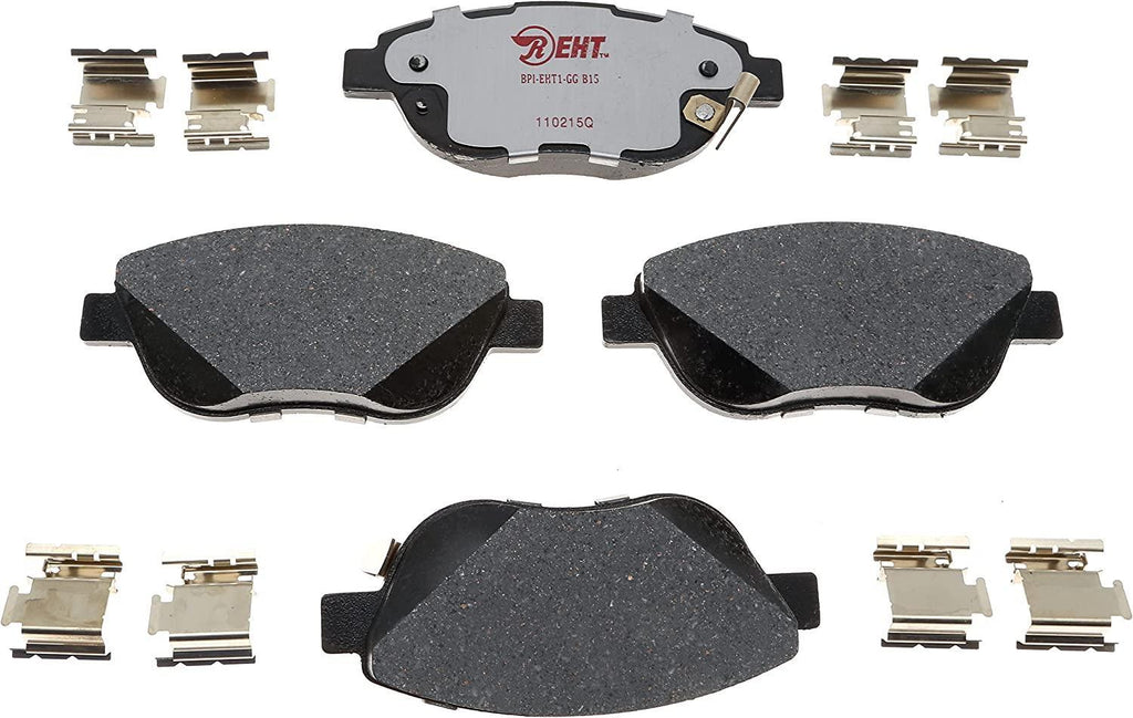 Premium Raybestos Element3 EHT™ Replacement Front Brake Pad Set for Select 1998-2002 Chevrolet Prizm and 1998-2002 Toyota Corolla Model Years (EHT741H)
