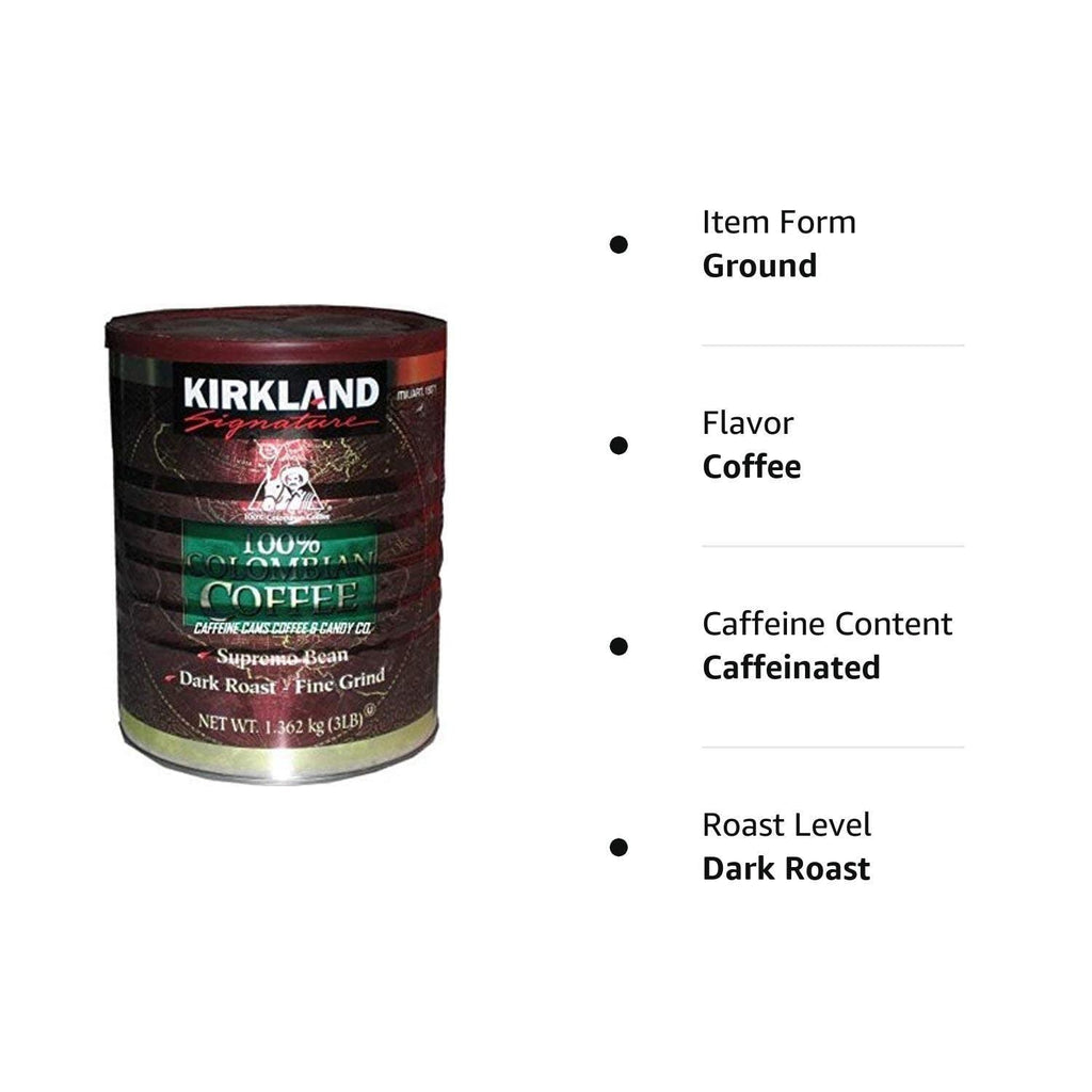 Kirkland 100 Colombian 3 Pound, Coffee, 48 Oz (SYNCHKG129194)