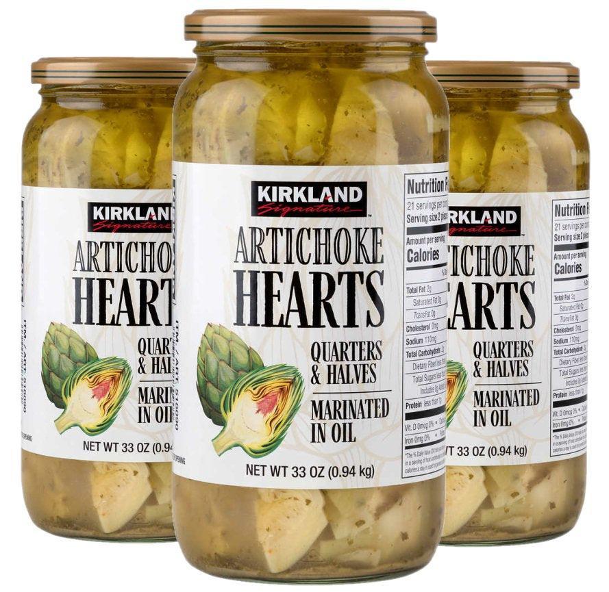 Kirkland 3 Pack |  Artichoke Hearts, 33 Oz