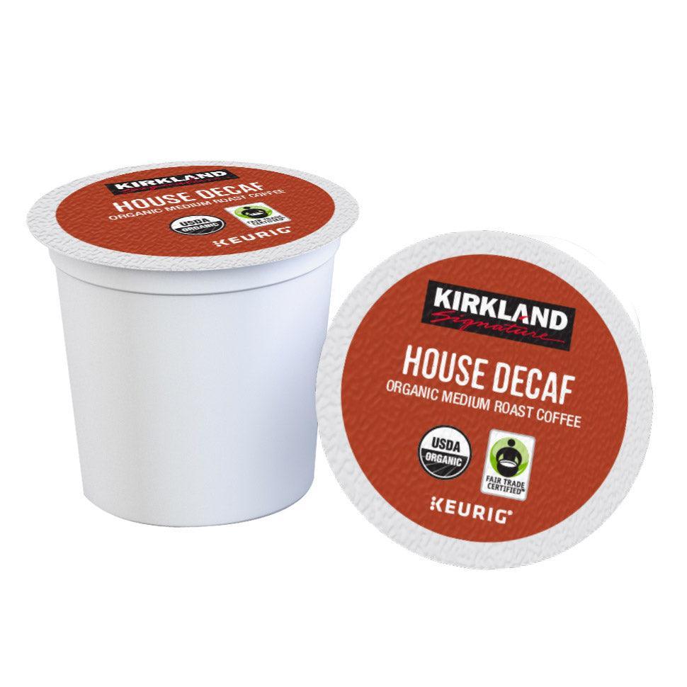 Kirkland Coffee Organic House Decaf K-Cup Pod, 120-Count